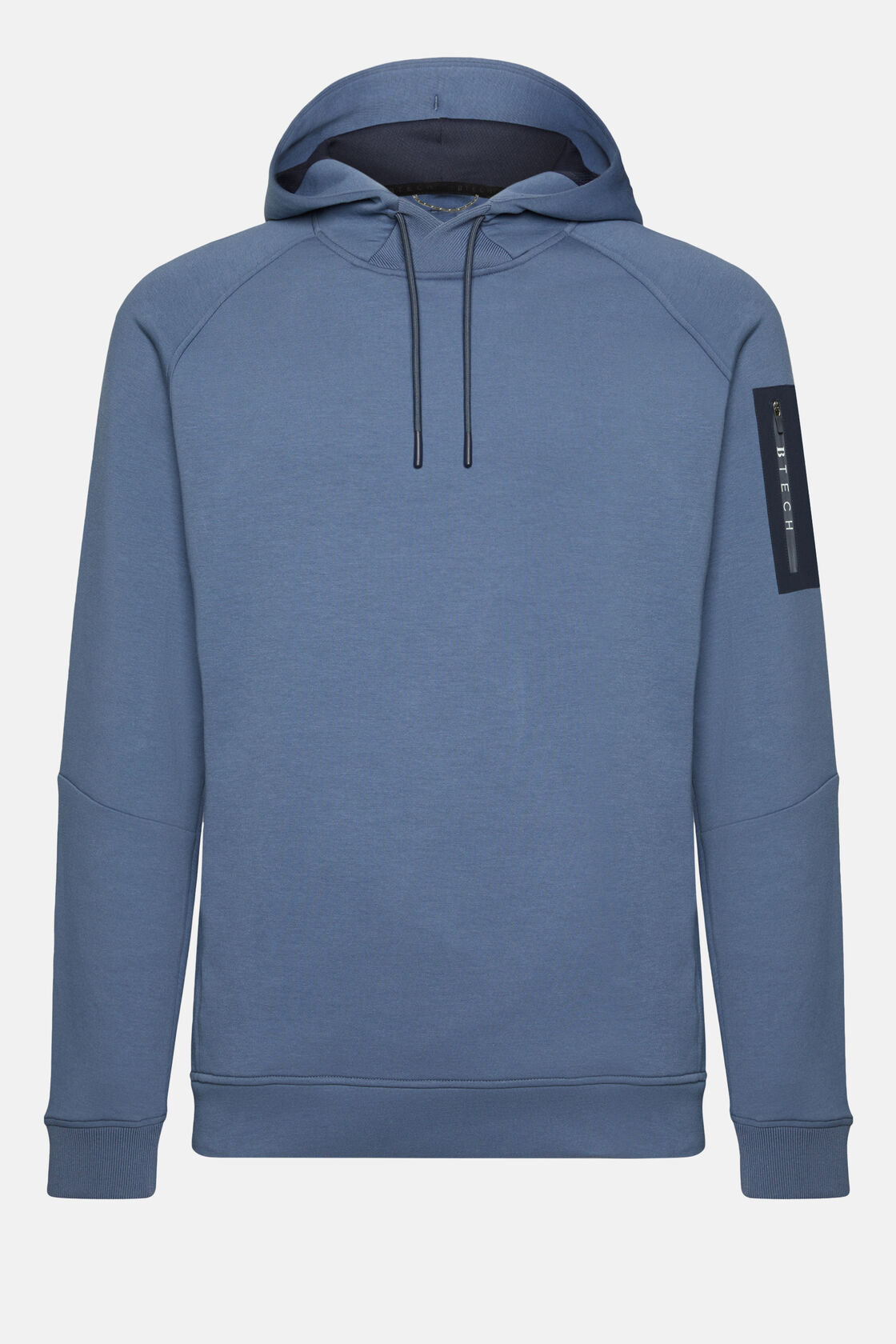 Sweatshirt Mit Kapuze Aus Recyceltem Light Scuba, Air-blau, hi-res