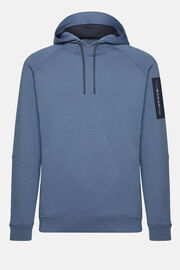 Light Recycled Scuba Hooded Sweatshirt, Air-blue, hi-res