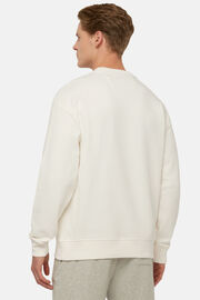 Sweatshirt Mit Rundhalsausschnitt Aus Recycelter Baumwollmischung, , hi-res