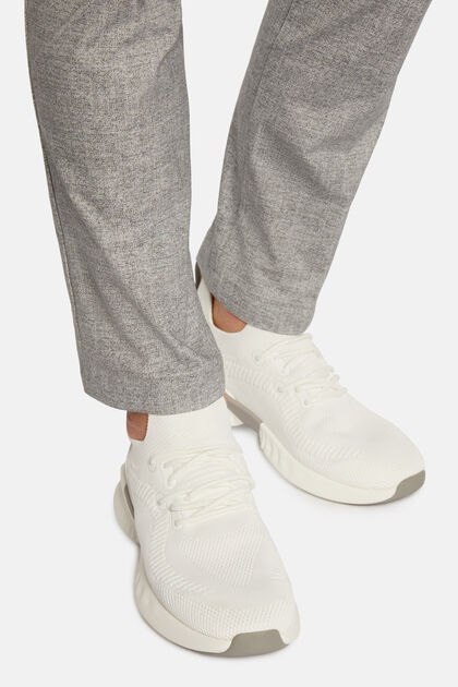Λευκά αθλητικά παπούτσια από ανακυκλωμένο νήμα, White, hi-res