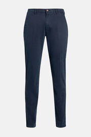 Stretch Cotton Pants, Navy blue, hi-res