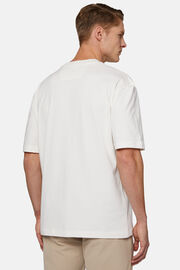 T-Shirt In Cotone, Bianco, hi-res