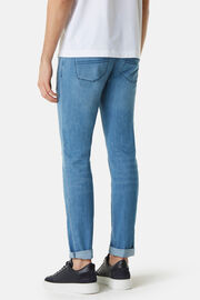 Light blue stretch denim jeans, Blu, hi-res