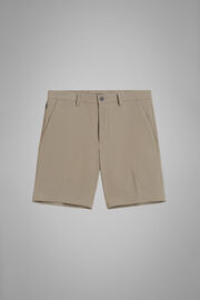Regular Fit Technical Nylon Bermuda Shorts, Beige, hi-res