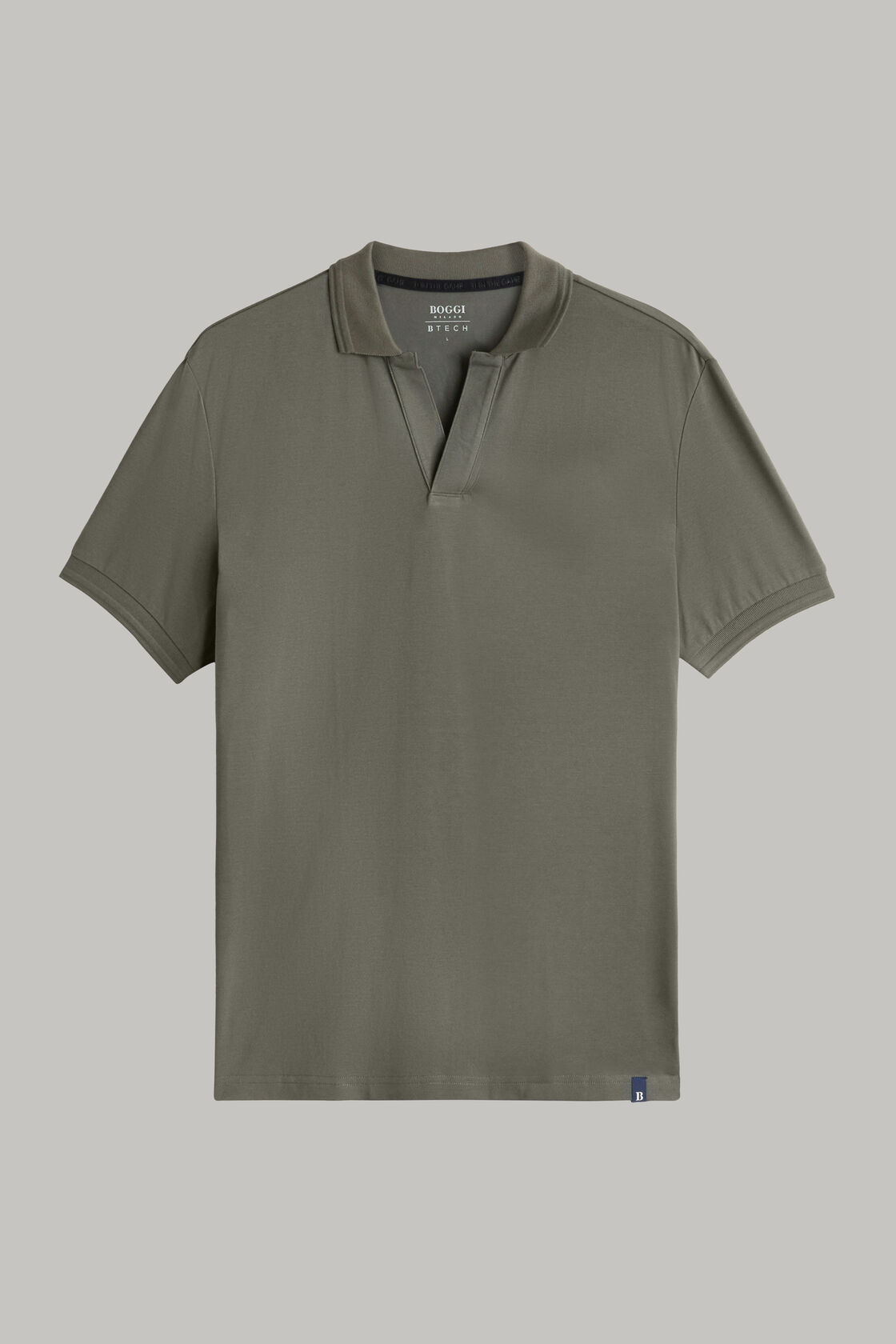 Polo shirt in sustainable performance pique | Boggi