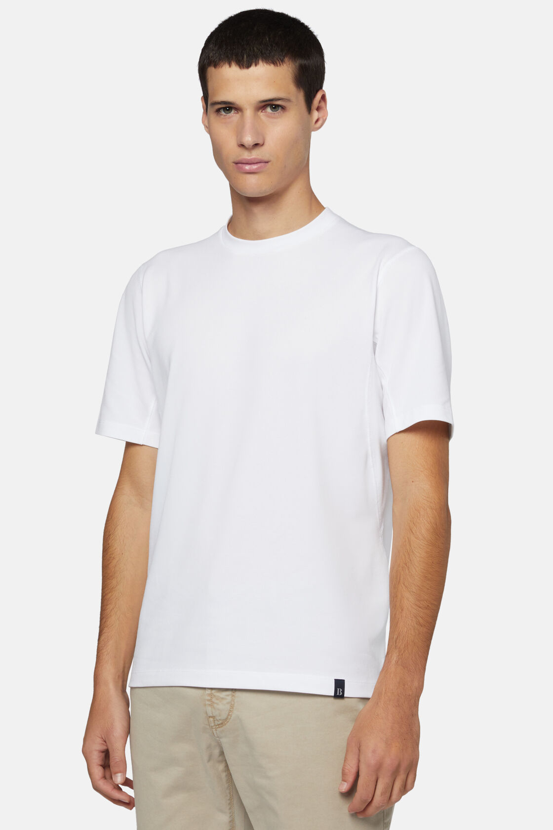 T-shirt En Piqué Performant, Blanc, hi-res
