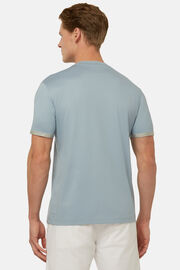 T-Shirt in Sustainable High-Performance Jersey, Light Blu, hi-res