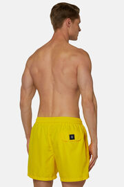 Plain Swimsuit, Yellow, hi-res