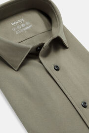 Koszula polo z wydajnej piki, fason klasyczny, Military Green, hi-res