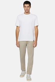 High-Performance Piqué Polo T-Shirt, White, hi-res