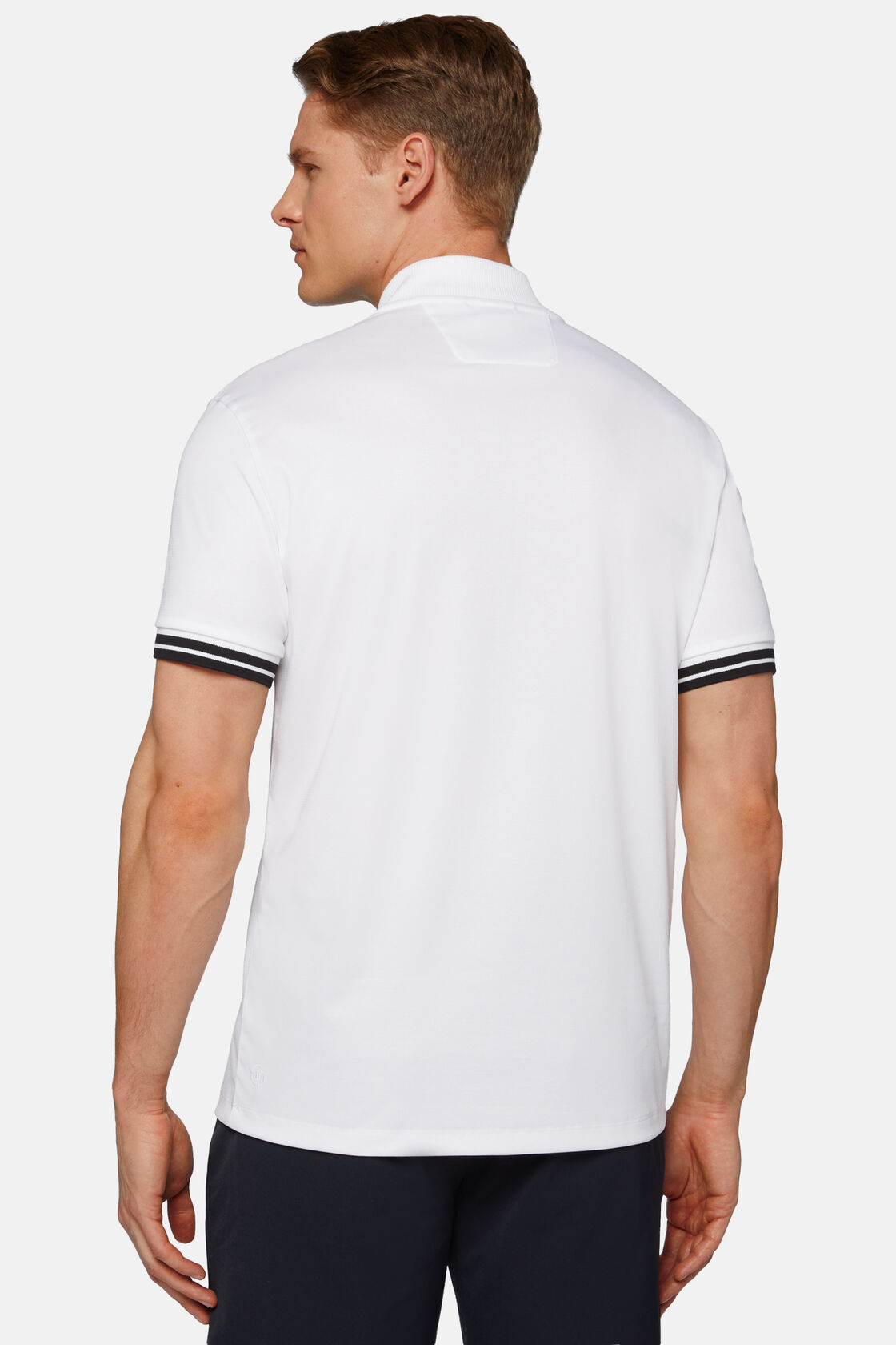 Poloshirt van high-performance stof, White, hi-res