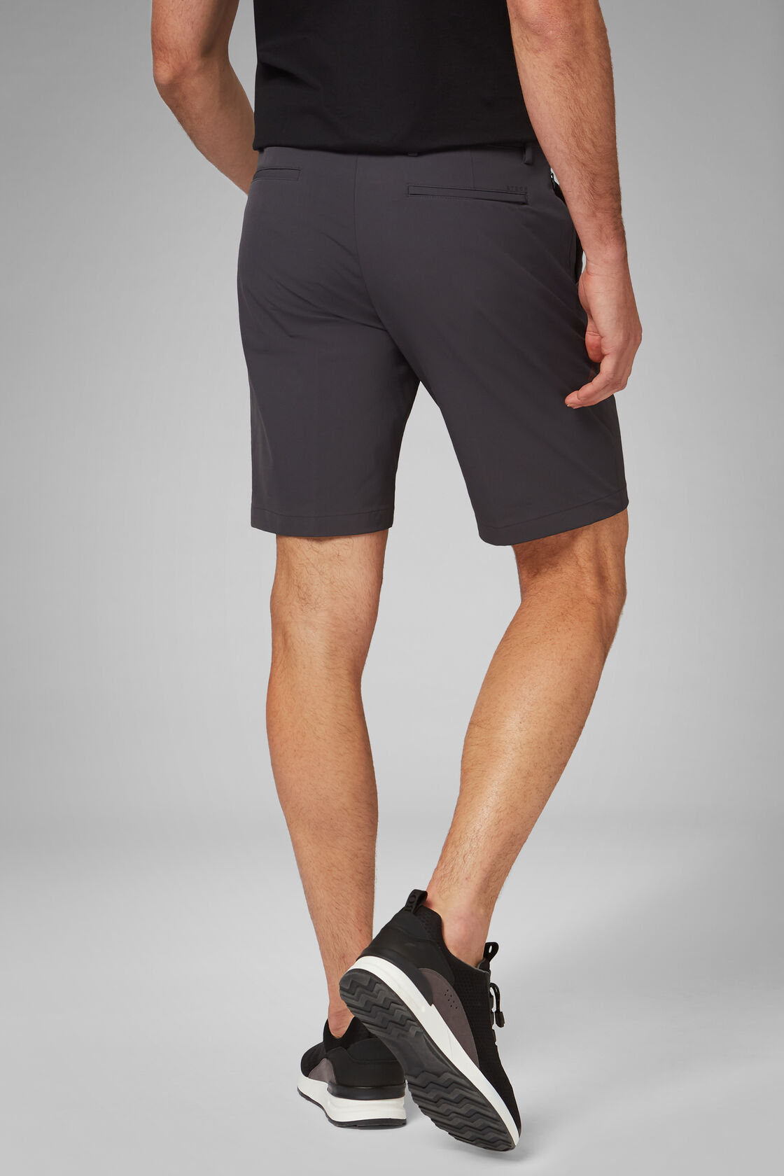 Regular Fit Technical Nylon Bermuda Shorts, , hi-res