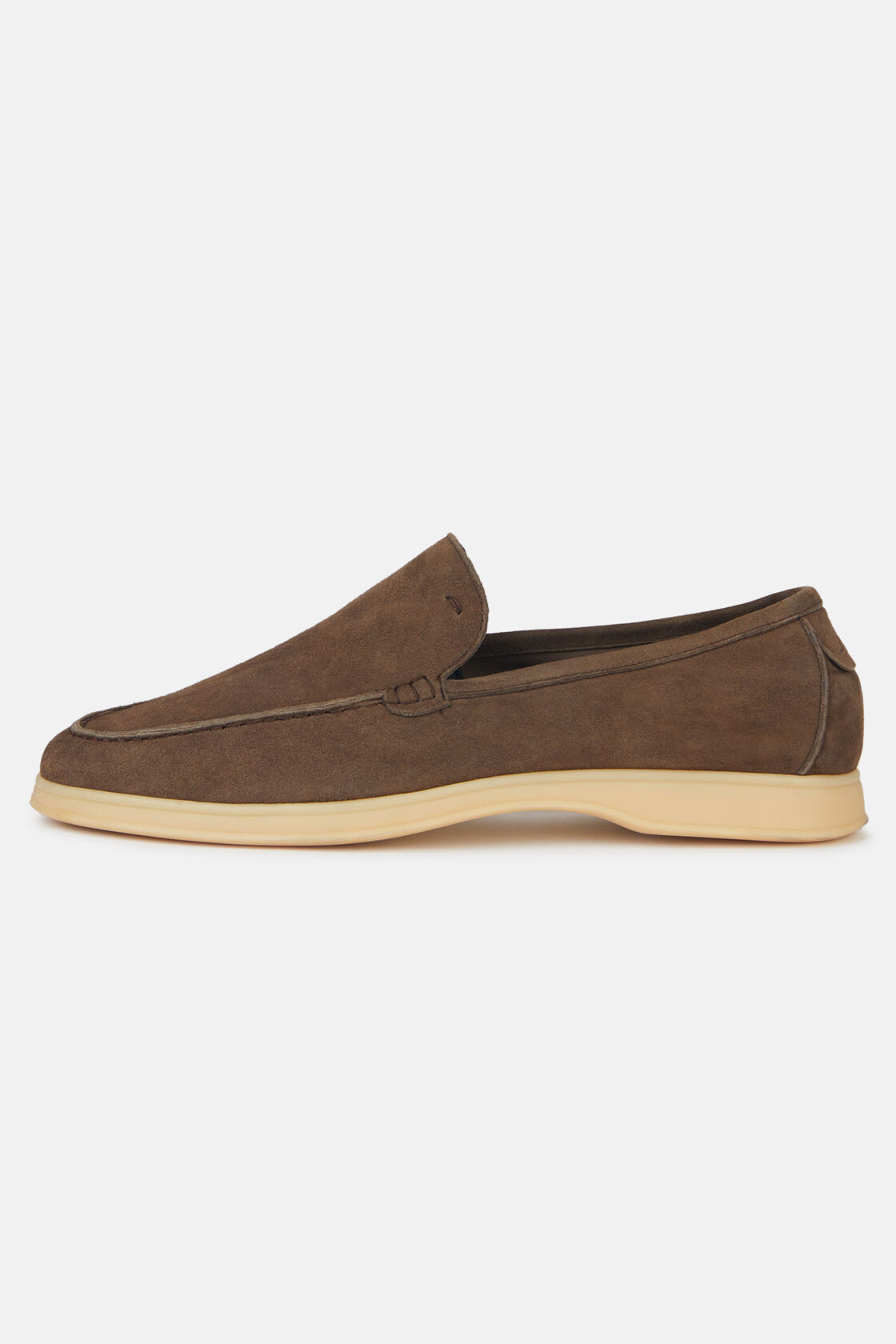 Aria Suede Loafers, Brown, hi-res