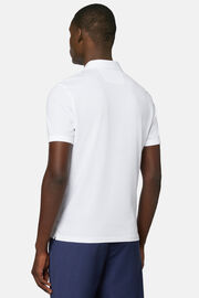Wiosenna koszulka polo z wytrzymałej piki, White, hi-res