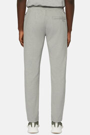 Stretch Interlock Technical Fabric Trousers, Grey, hi-res