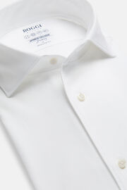 Polo Camicia In Jersey Giapponese Regular Fit, Bianco, hi-res