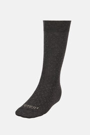 Gepunktete Socken Aus Baumwollmischung, Grau, hi-res