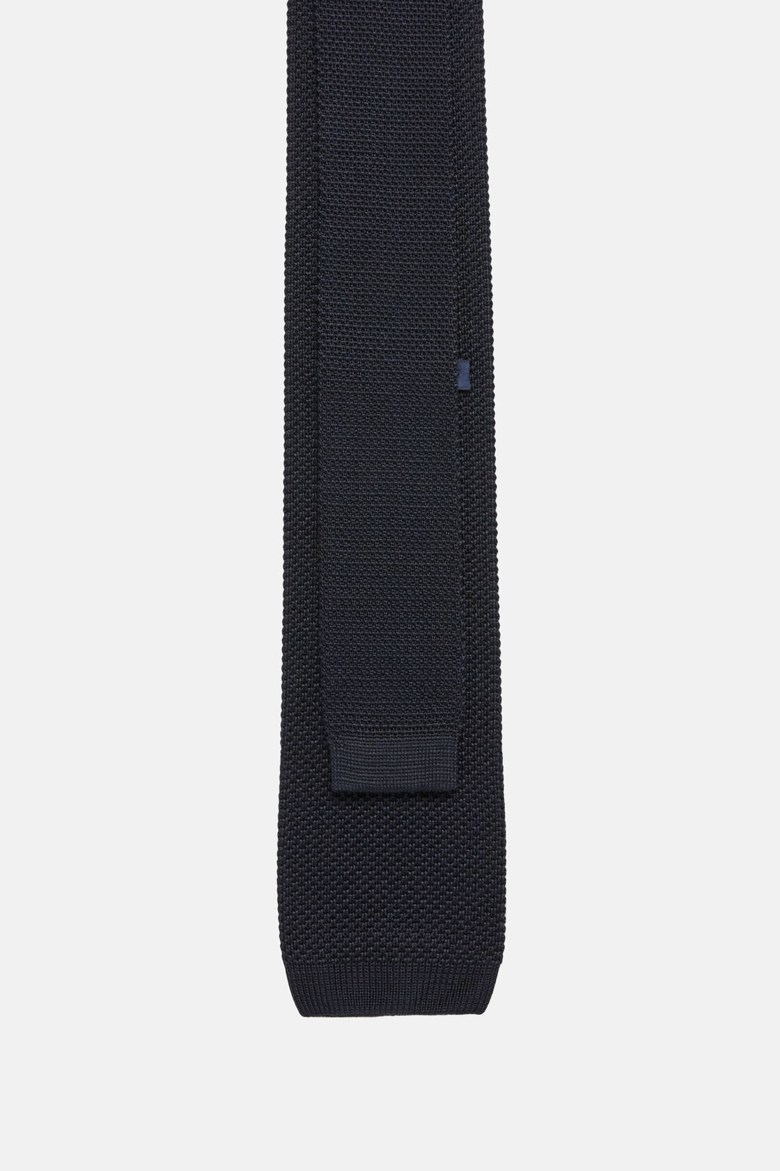 Knitted Tie, Blue, hi-res