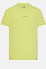 Nagy teljesítményű Piqué pólóing, Yellow, hi-res