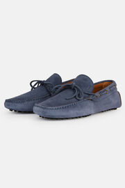 Suède loafers, Medium Blue, hi-res