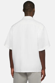 Biała lniana koszula wierzchnia, White, hi-res