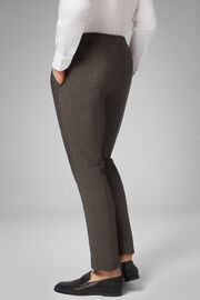 Linen/Tencel Trousers With Drawcord, Taupe (Turtle-dove), hi-res