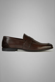 Leather Penny Loafers, , hi-res