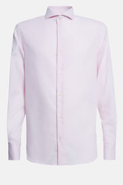 Slim Fit Pink Dobby Cotton Shirt, , hi-res