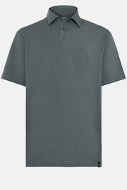 Koszulka polo z elastycznej bawełny Supima, Green, hi-res