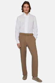 Linen Trousers, Taupe, hi-res