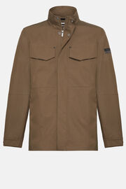 Field Jacket En Coton Nylon, Taupe, hi-res