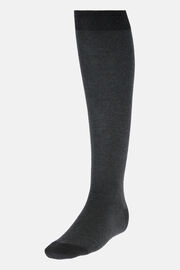 Κάλτσες oxford από οργανικό βαμβάκι, Grey, hi-res