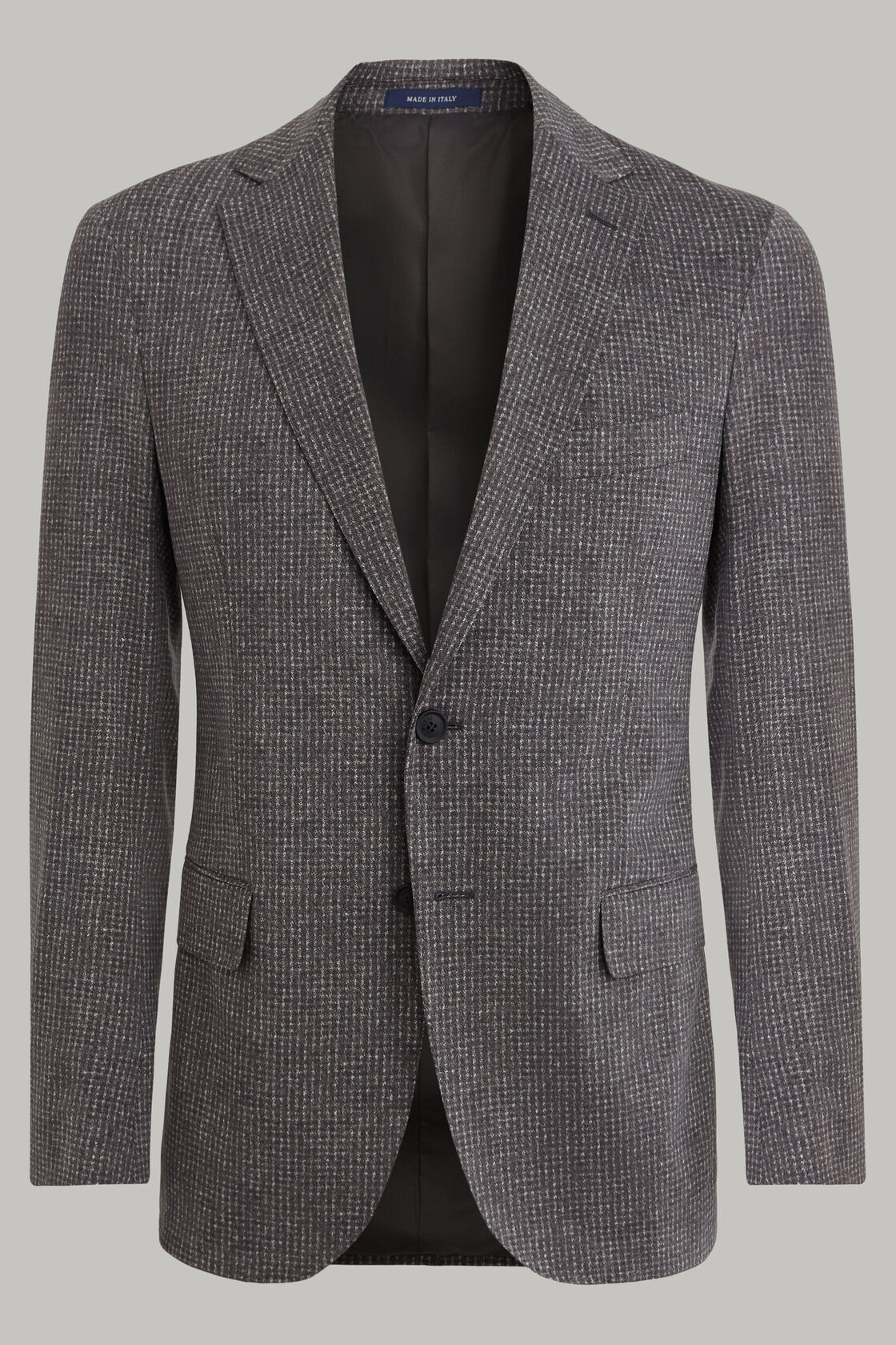 Grey printed b-tech nylon jacket | Boggi