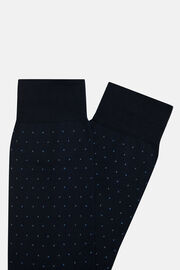 Gepunktete Socken Aus Baumwollmischung, Navy blau, hi-res