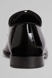 Patent Leather Derby Shoes, Black, hi-res