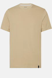 T-Shirt Aus Hochwertigem Und Nachhaltigem Pikee, Beige, hi-res
