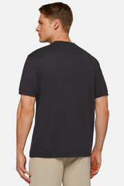 Nagy teljesítményű Piqué pólóing, Black, hi-res