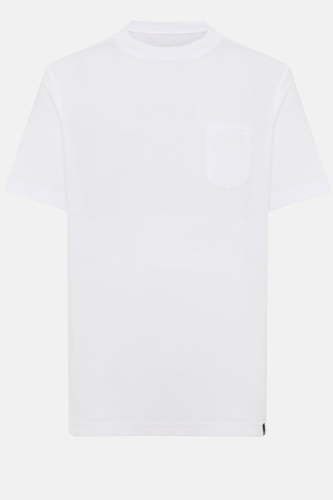 Cotton/Nylon T-Shirt, White, hi-res