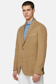 Dove Grey Tencel/Linen/Cotton Jacket, Taupe, hi-res