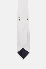 Zijden ceremoniële stropdas, Silver, hi-res
