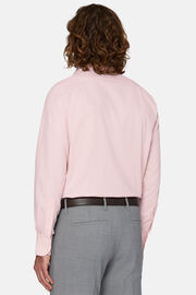 Camicia Rosa In Cotone Dobby Regular Fit, Rosa, hi-res