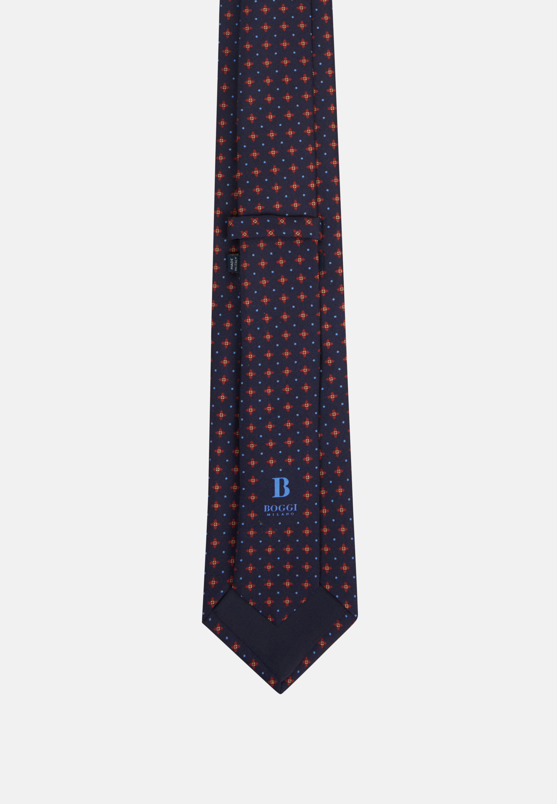 Cravatta Motivo Fiori In Seta Boggi Uomo Accessori Cravatte e accessori Cravatte 