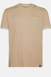 T-Shirt in Sustainable High-Performance Jersey, Beige, hi-res