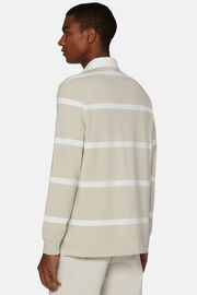 Cotton Polo Shirt, Sand, hi-res