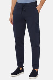 Lightweight Scuba Pants, Navy blue, hi-res