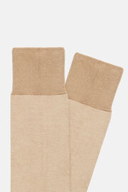 Cotton Oxford Socks, Beige, hi-res