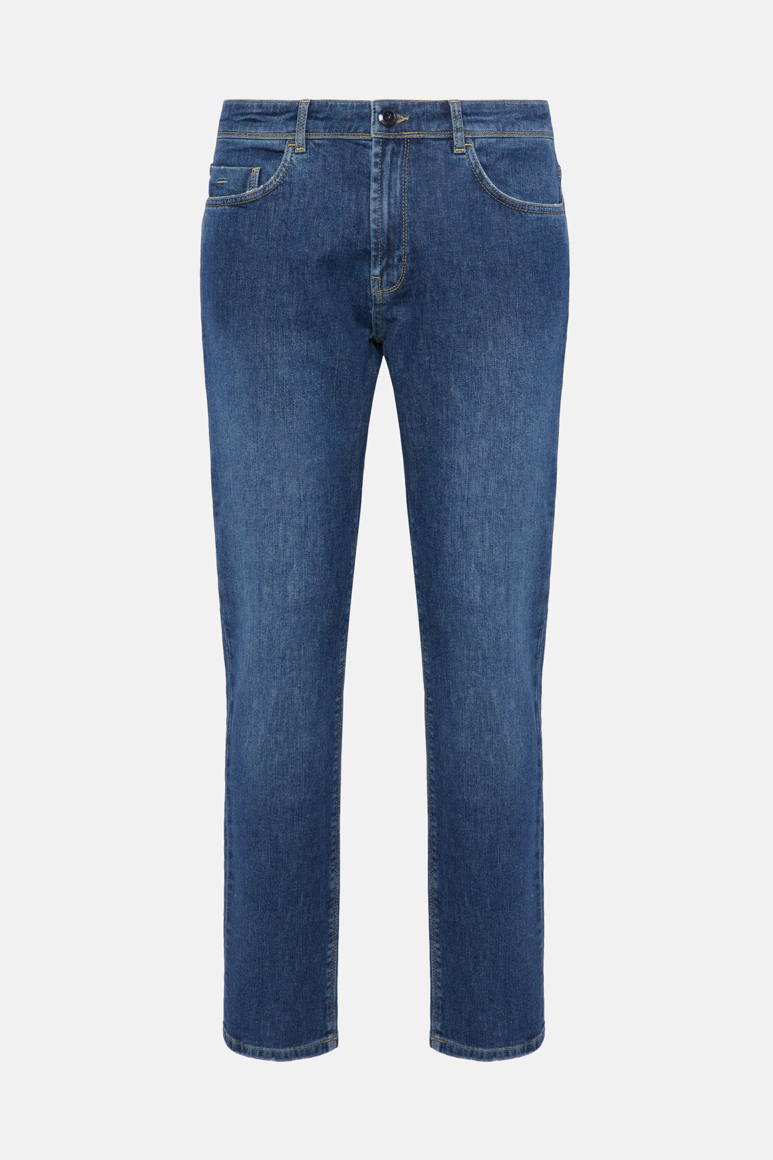 Donkerblauwe stretch denim jeans, Dark Blue, hi-res