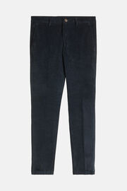Stretch corduroy and modal trousers, , hi-res