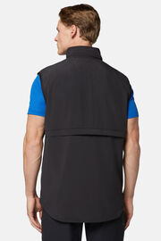 B Tech Recycled Technical Fabric Vest, Black, hi-res