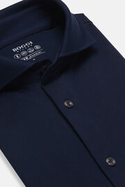 Πικέ μπλούζα πόλο στενής εφαρμογής Filo Di Scozia, Navy blue, hi-res